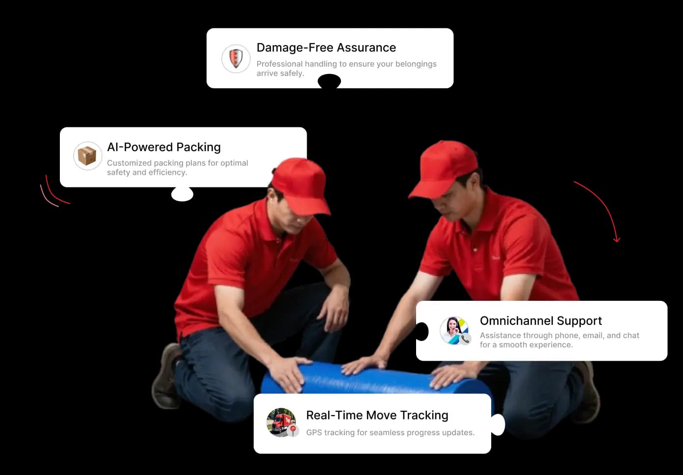 Professional packing and moving services